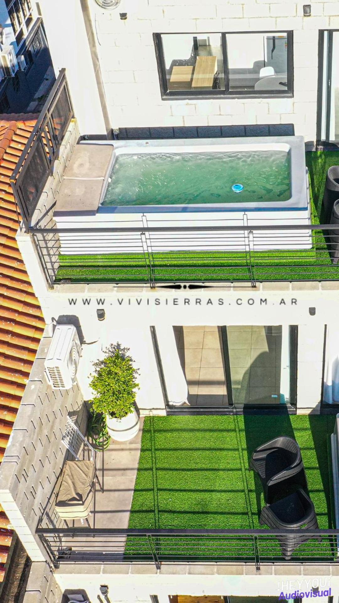Apartamento Vivisierras, Piso 4 Frente Al Centro Carlos Paz, Pileta Privada, Vista Panoramica