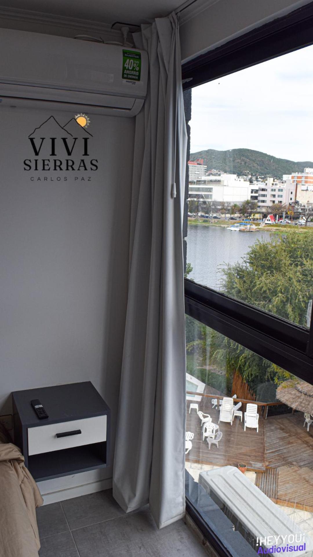 Apartamento Vivisierras, Piso 4 Frente Al Centro Carlos Paz, Pileta Privada, Vista Panoramica *